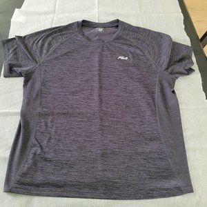 FILA Men's performance  tshirt size large charcoal gray